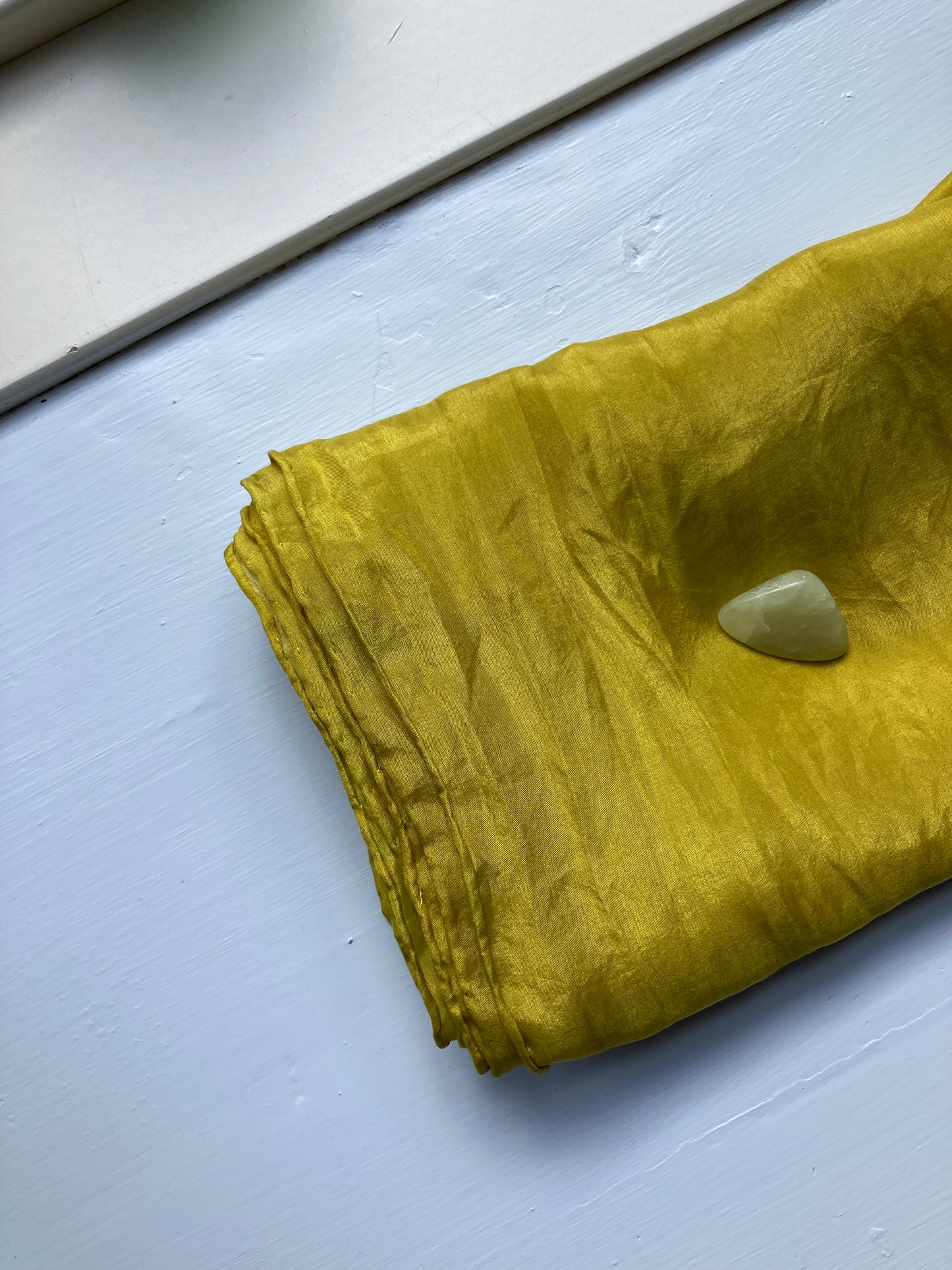 Silketørklæde - Gyldenris (40x150)