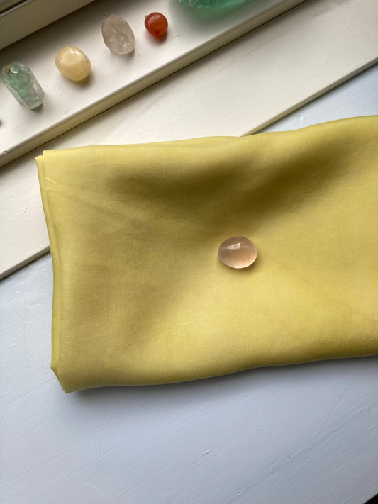 Silketørklæde - Kamille (Kraftig kvalitet) (90x90)