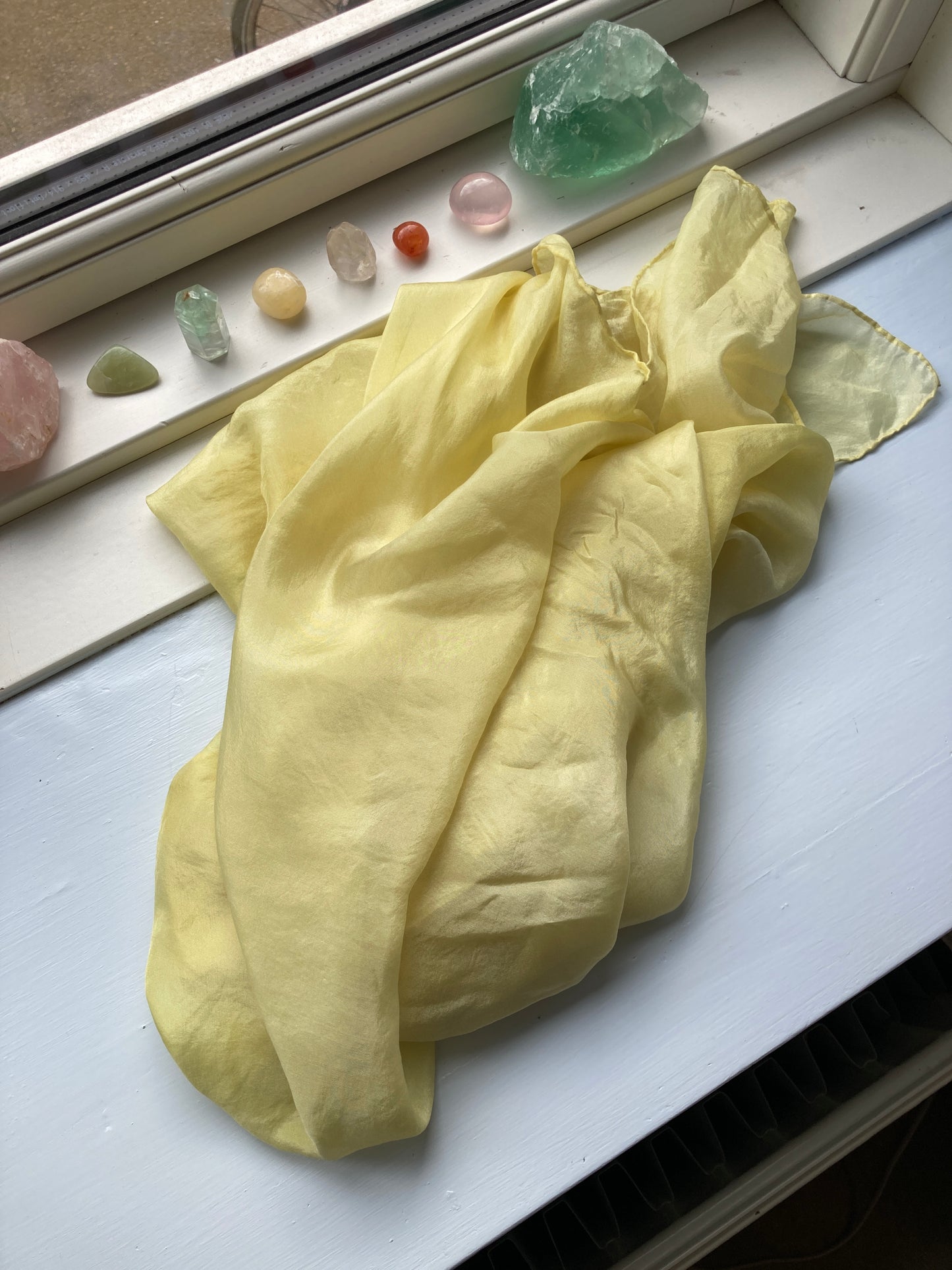 Silketørklæde - Kamille (90x90)