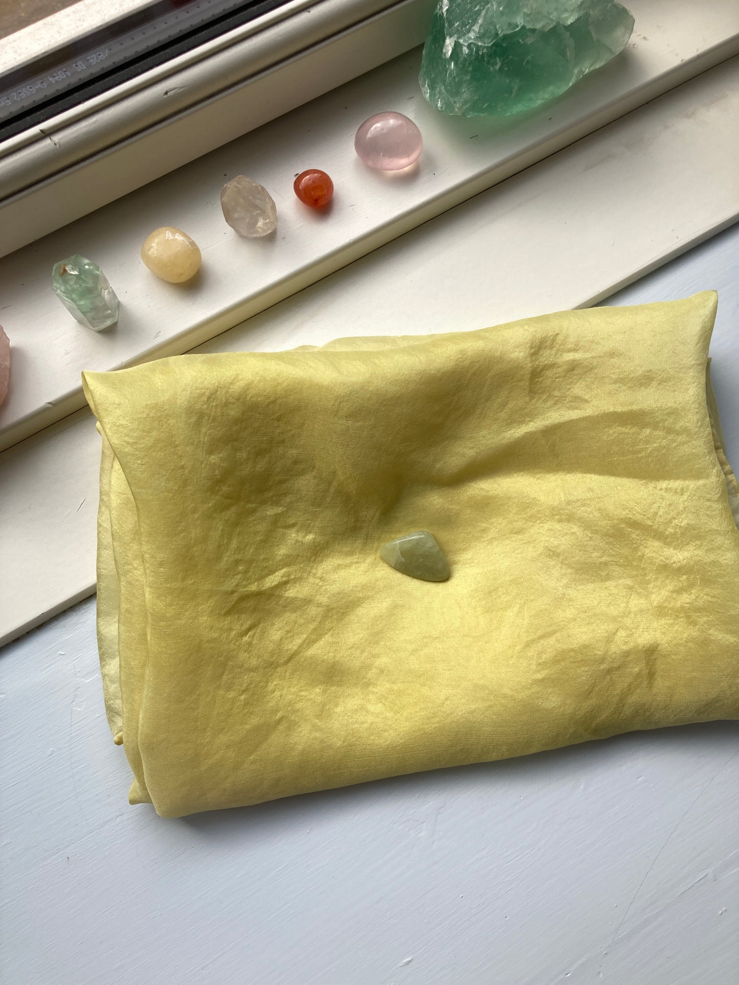 Silketørklæde - Kamille (90x90)