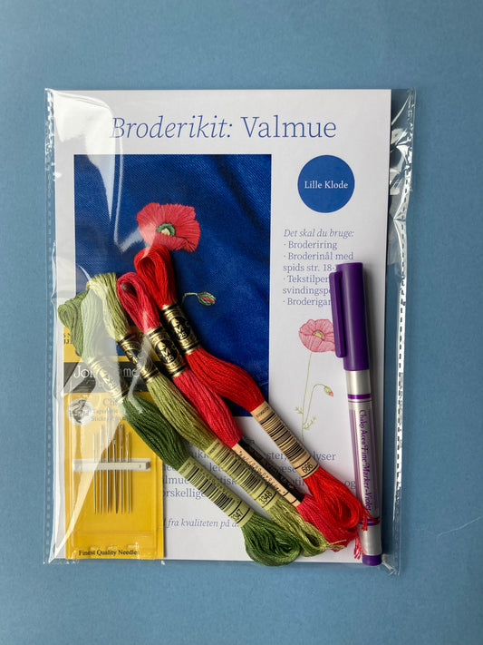 Tilbud! Broderikit - Valmue