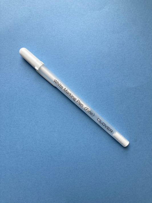 Tekstilpen - hvid